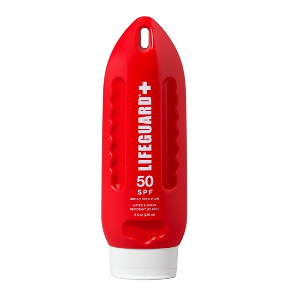 Lifeguard Other - Lifeguard SPF 50 Sunscreen Lotion Waterproof Broad Spectrum 8 Oz No White Cast